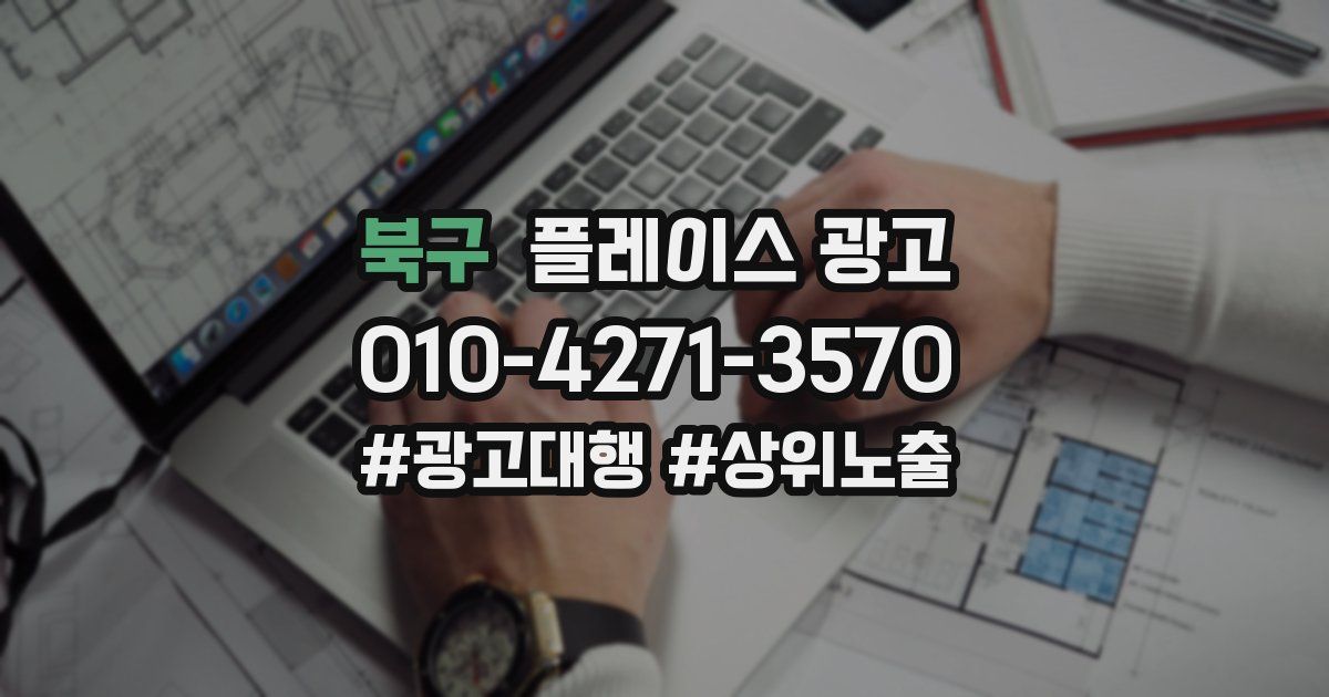 북구 플레이스 광고