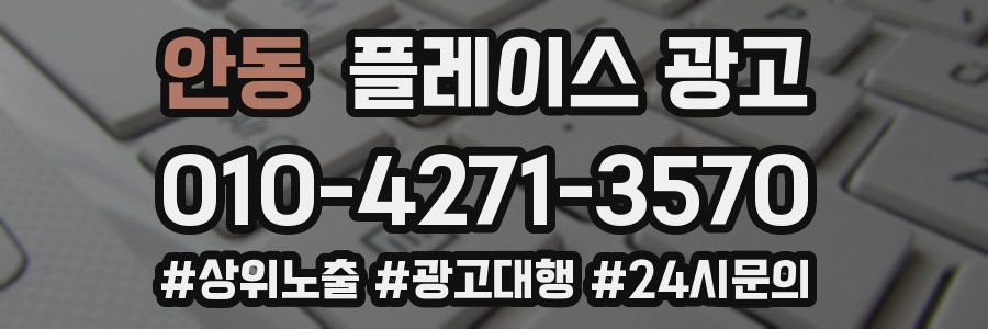 안동 플레이스 광고