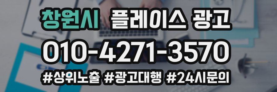 창원시 플레이스 광고