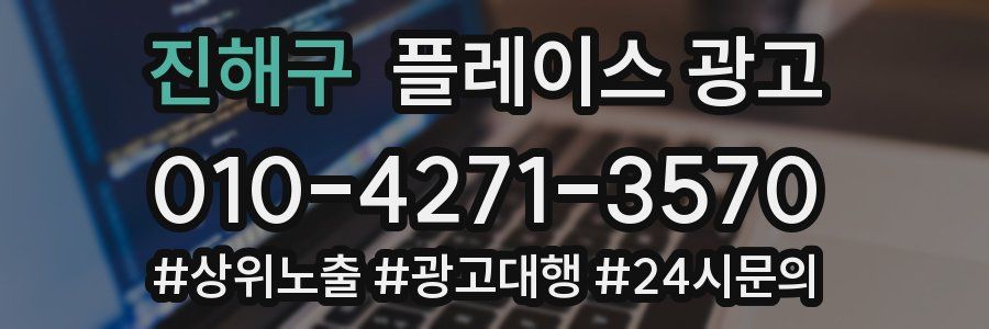 진해구 플레이스 광고