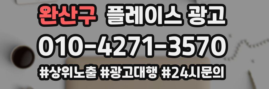 완산구 플레이스 광고