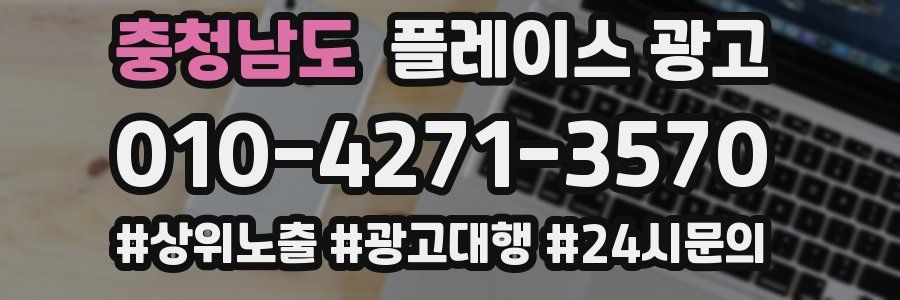충청남도 플레이스 광고