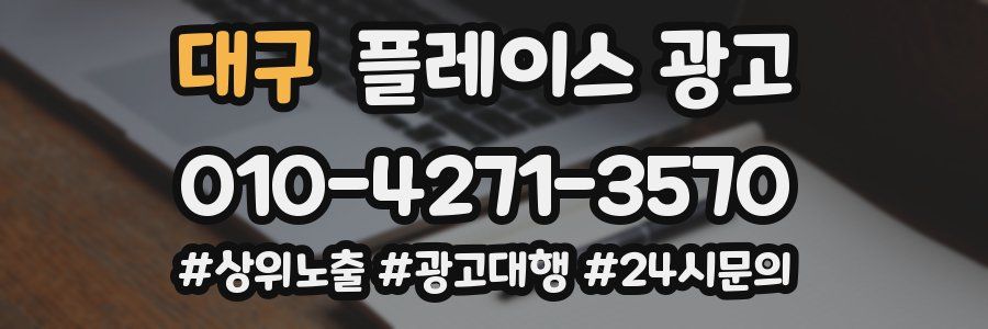 대구 플레이스 광고