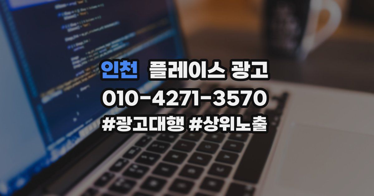 인천 플레이스 광고