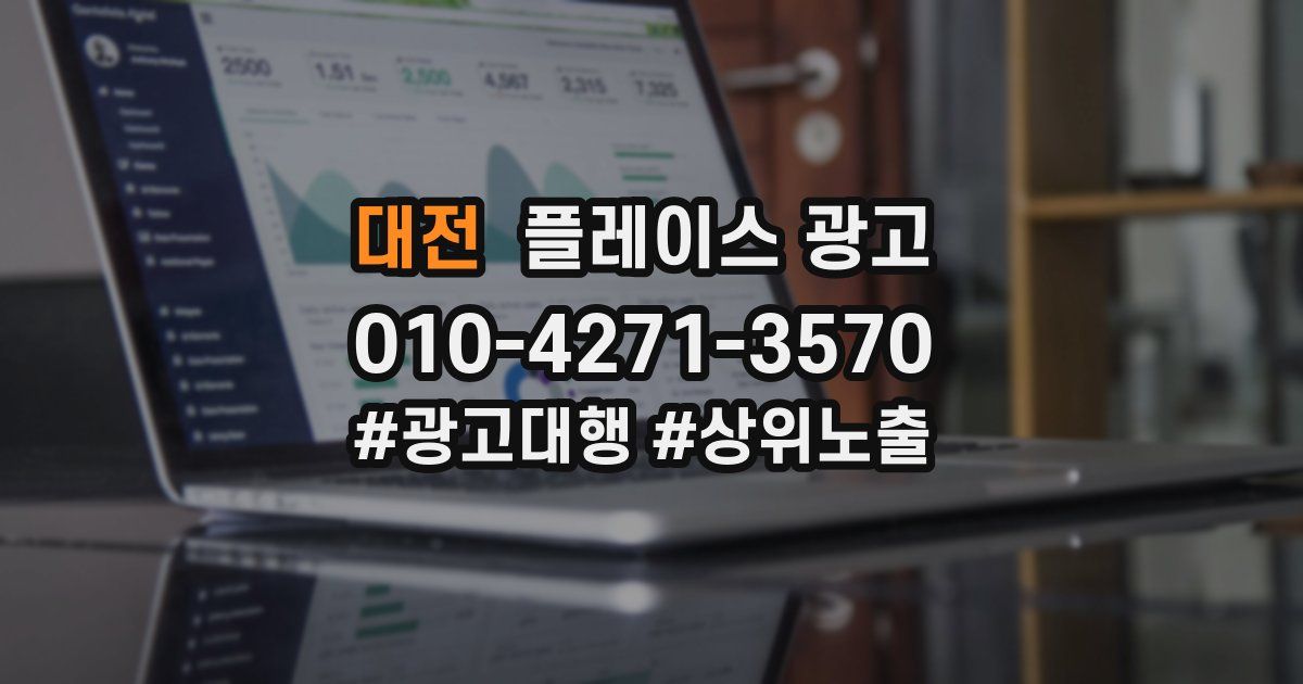 대전 플레이스 광고