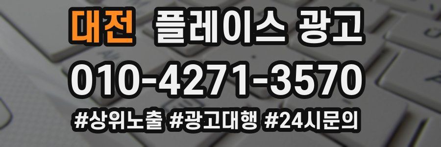 대전 플레이스 광고