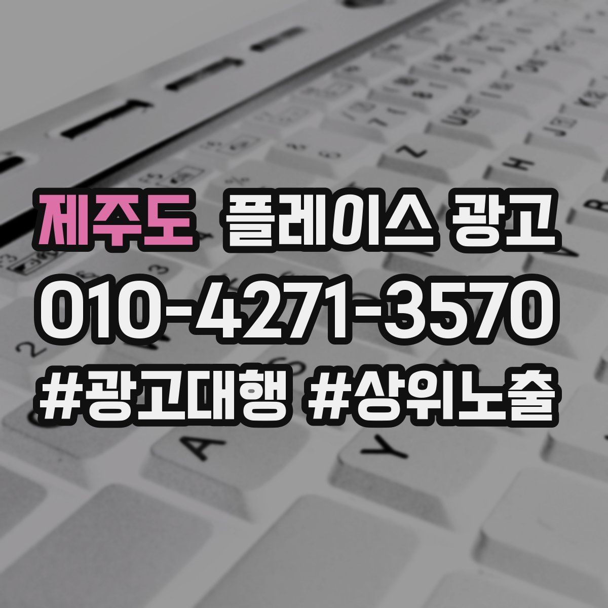 제주도 플레이스 광고