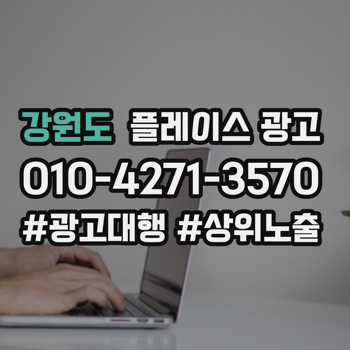 강원도 플레이스 광고