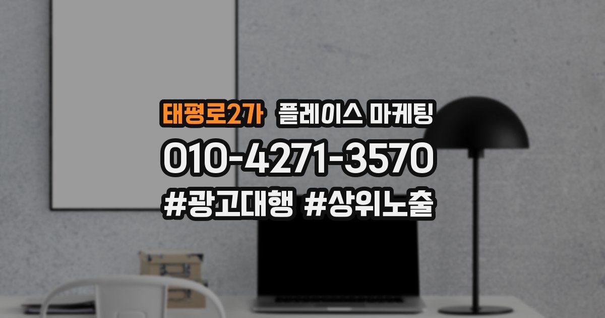 태평로2가 플레이스 마케팅
