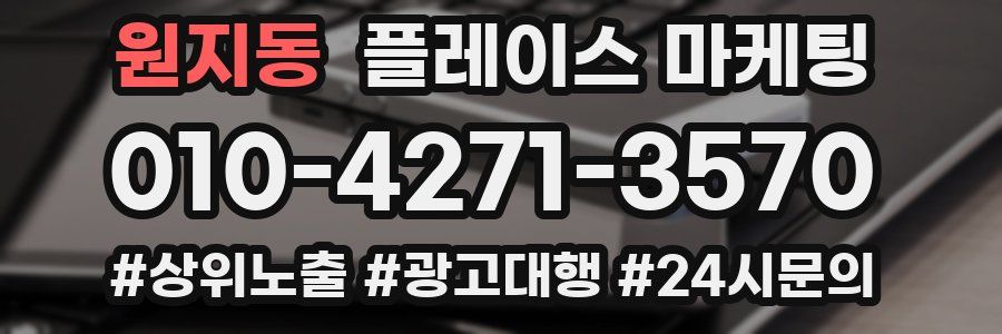 원지동 플레이스 마케팅