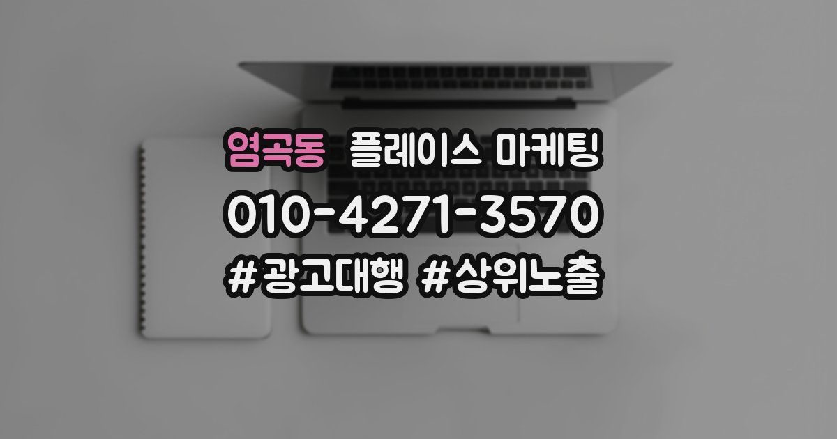 염곡동 플레이스 마케팅