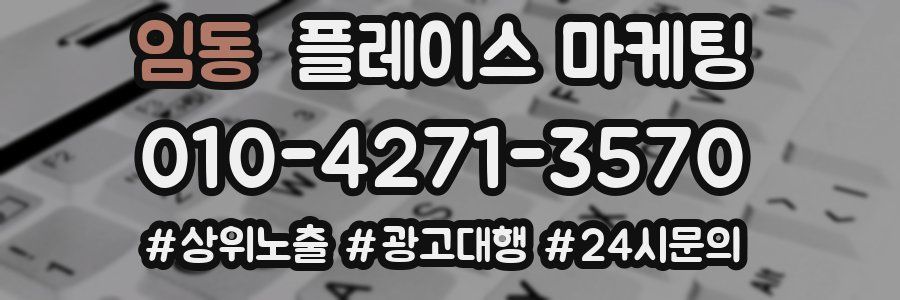 임동 플레이스 마케팅