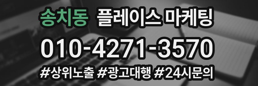 송치동 플레이스 마케팅