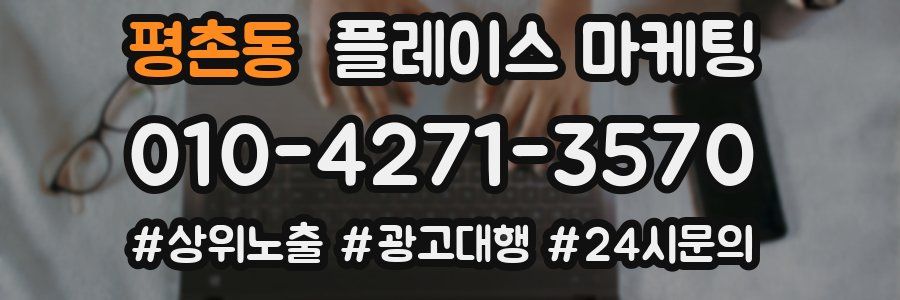평촌동 플레이스 마케팅