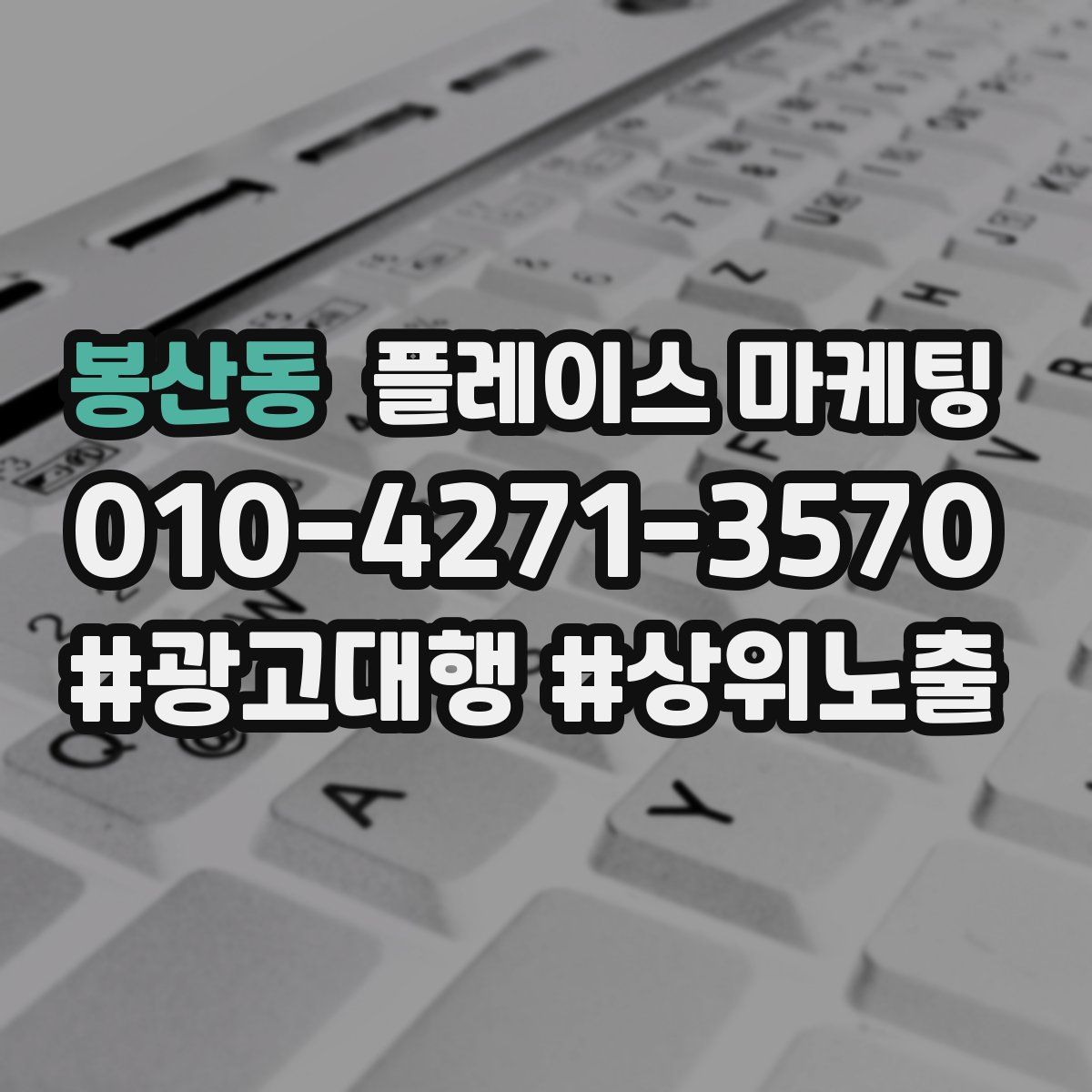 봉산동 플레이스 마케팅