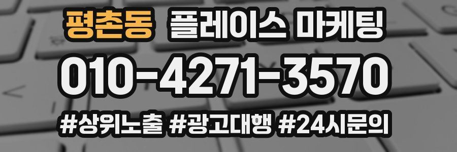 평촌동 플레이스 마케팅