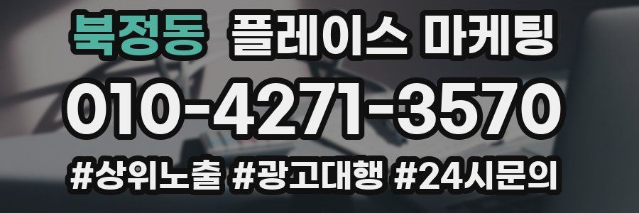 북정동 플레이스 마케팅
