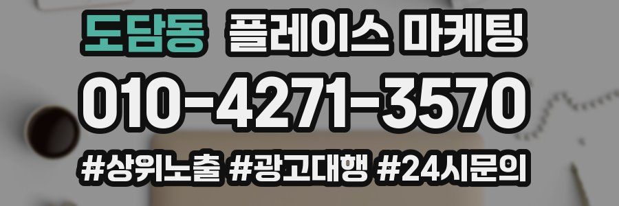 도담동 플레이스 마케팅