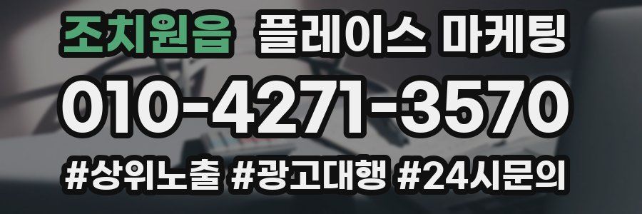 조치원읍 플레이스 마케팅