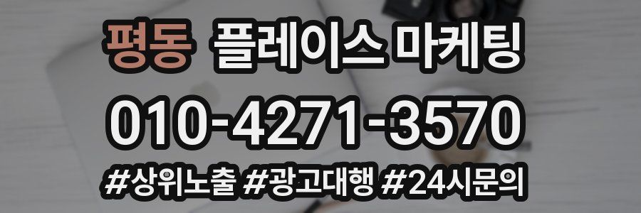 평동 플레이스 마케팅