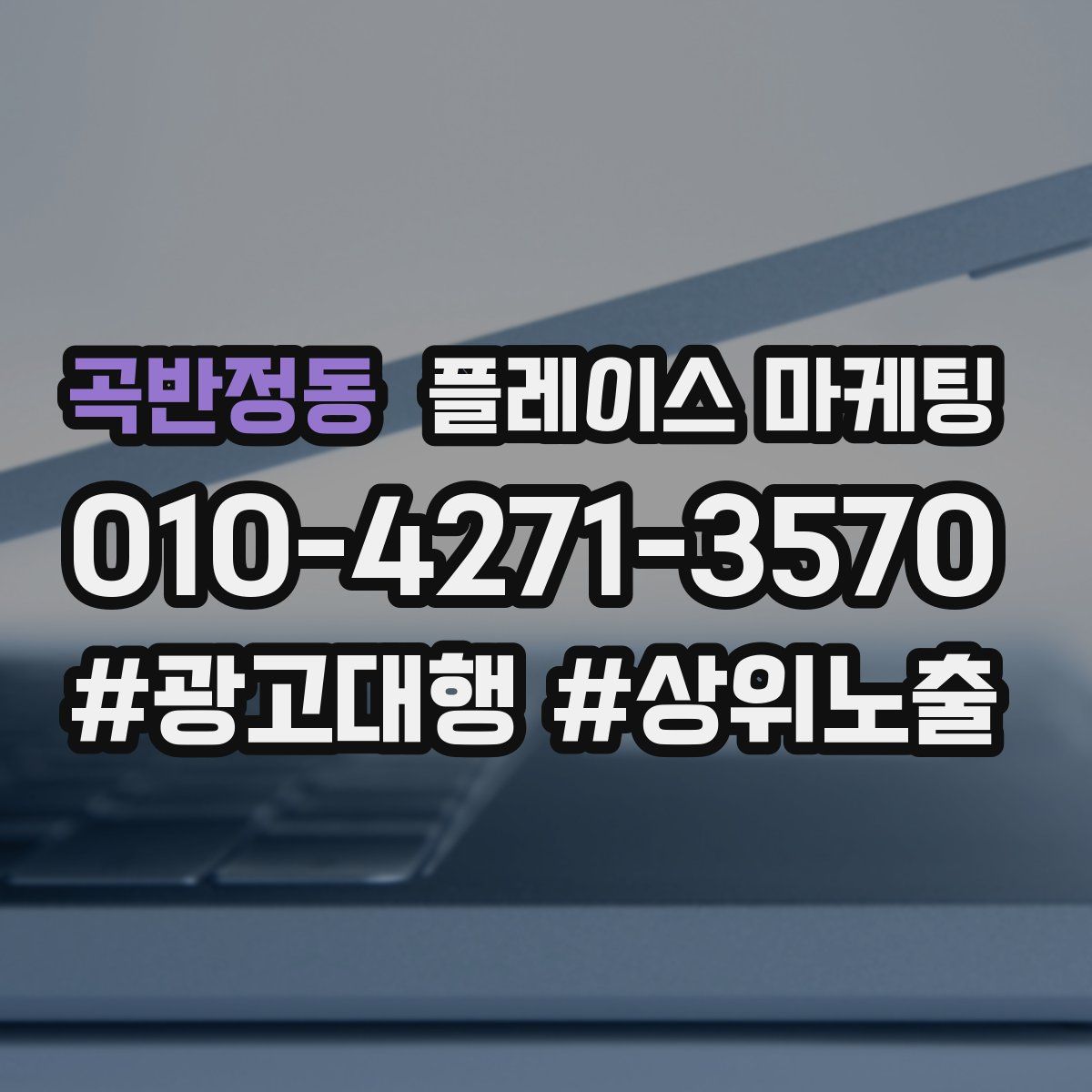 곡반정동 플레이스 마케팅