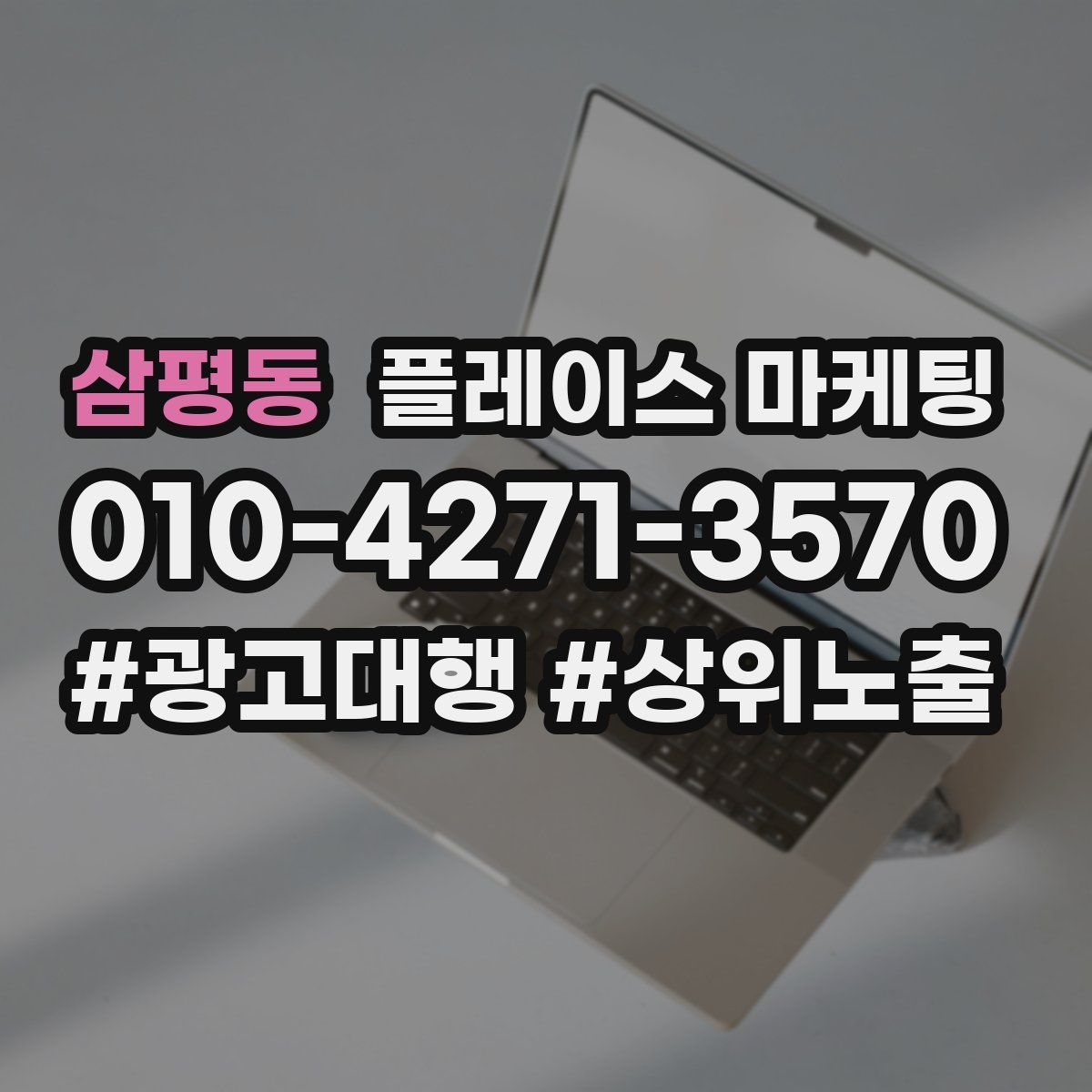 삼평동 플레이스 마케팅