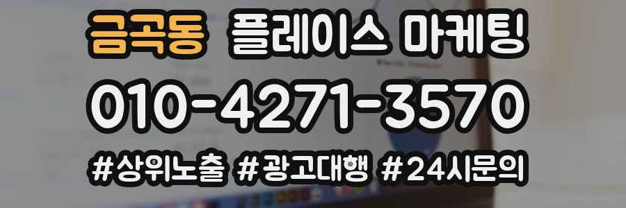 금곡동 플레이스 마케팅