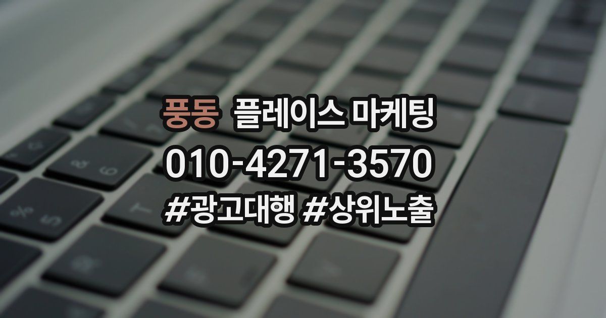 풍동 플레이스 마케팅