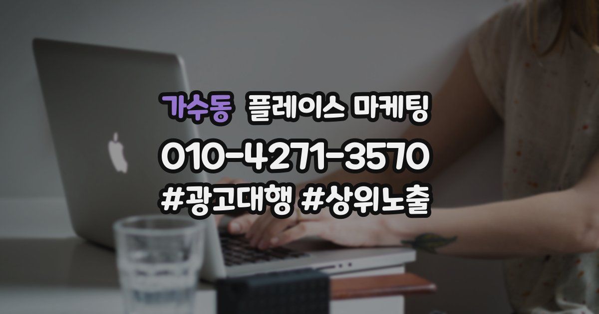 가수동 플레이스 마케팅