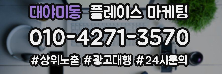 대야미동 플레이스 마케팅