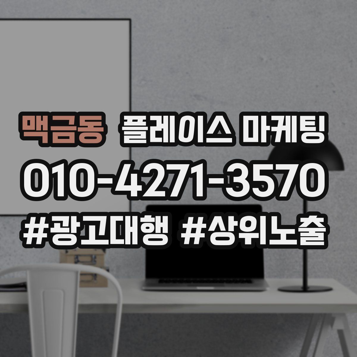 맥금동 플레이스 마케팅