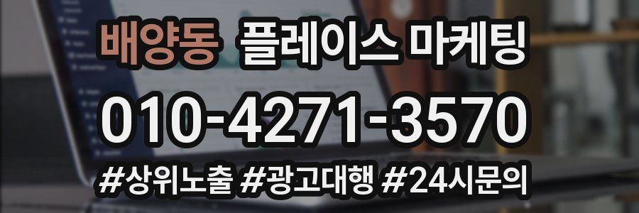 배양동 플레이스 마케팅