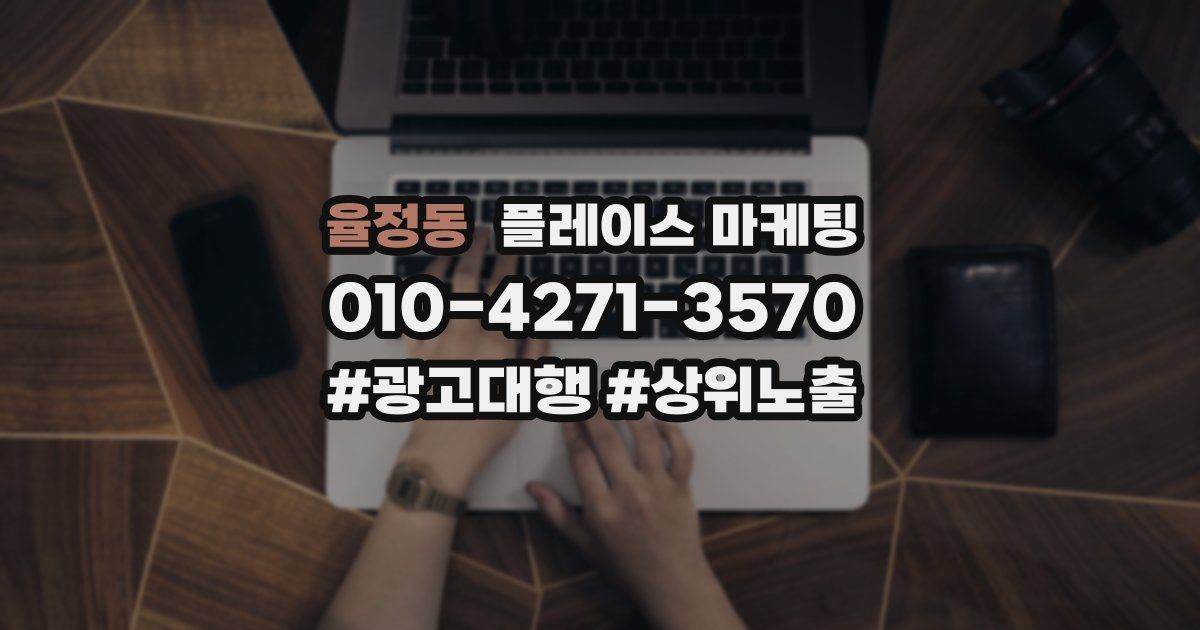 율정동 플레이스 마케팅