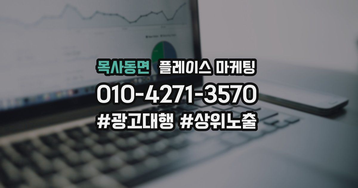 목사동면 플레이스 마케팅