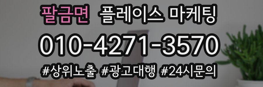 팔금면 플레이스 마케팅
