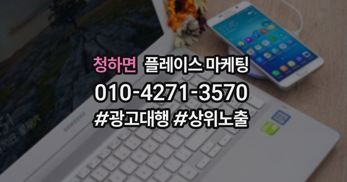 청하면 플레이스 마케팅