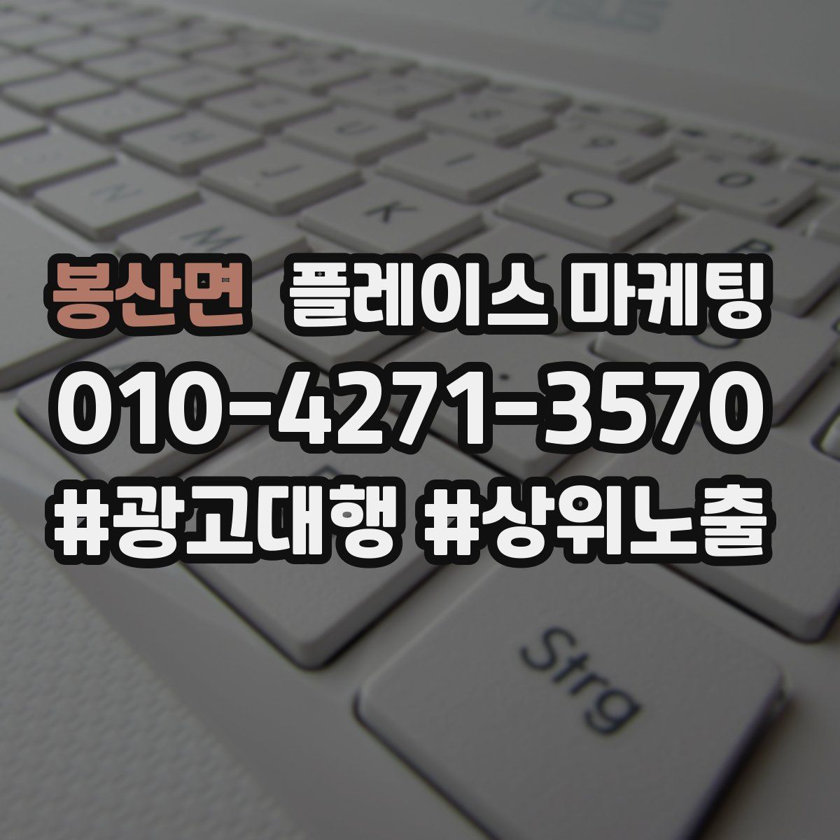 봉산면 플레이스 마케팅