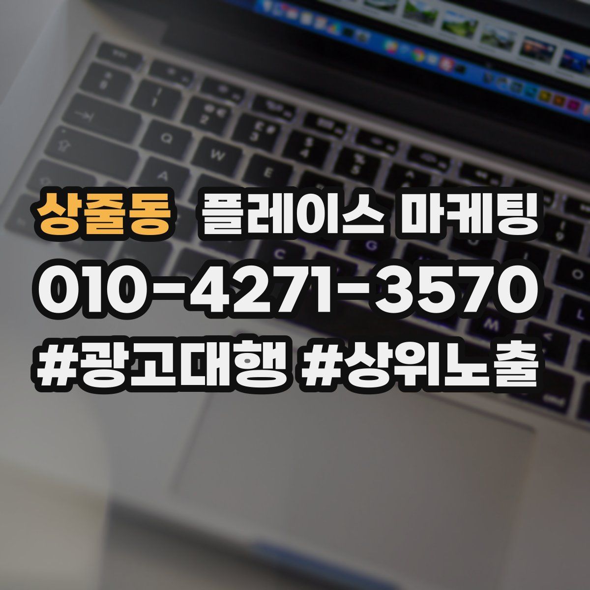 상줄동 플레이스 마케팅