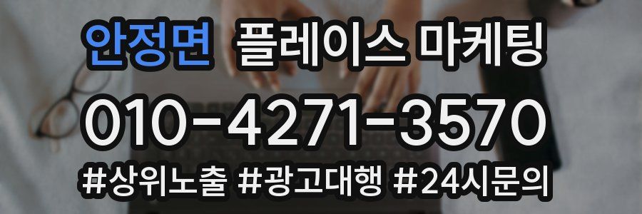 안정면 플레이스 마케팅