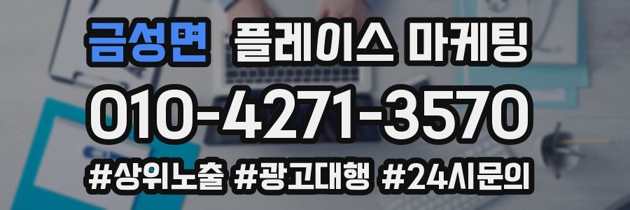 금성면 플레이스 마케팅