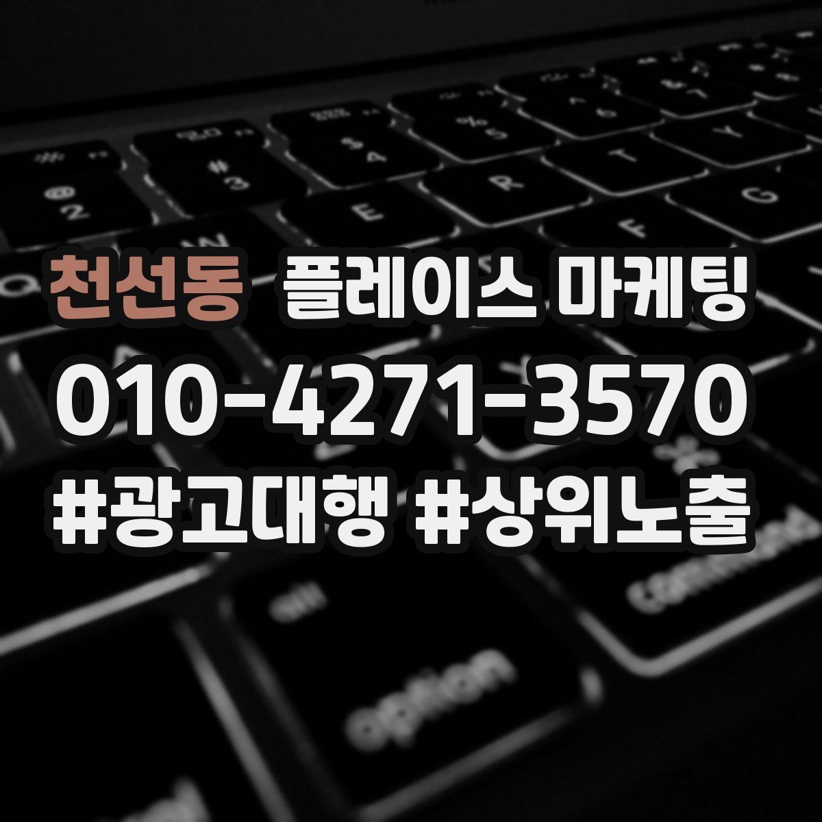 천선동 플레이스 마케팅