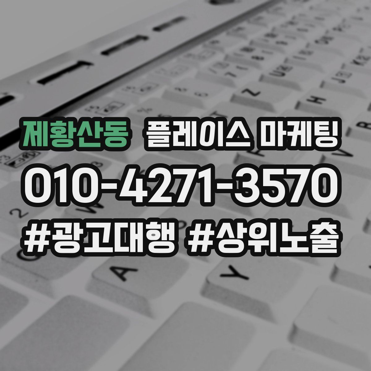 제황산동 플레이스 마케팅