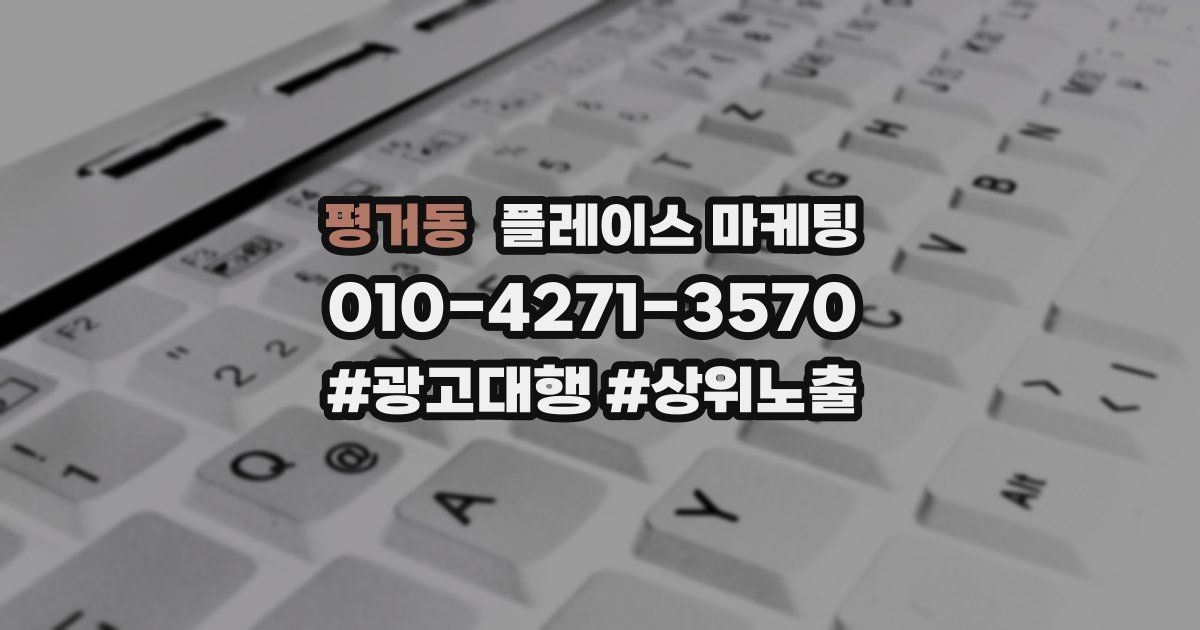 평거동 플레이스 마케팅