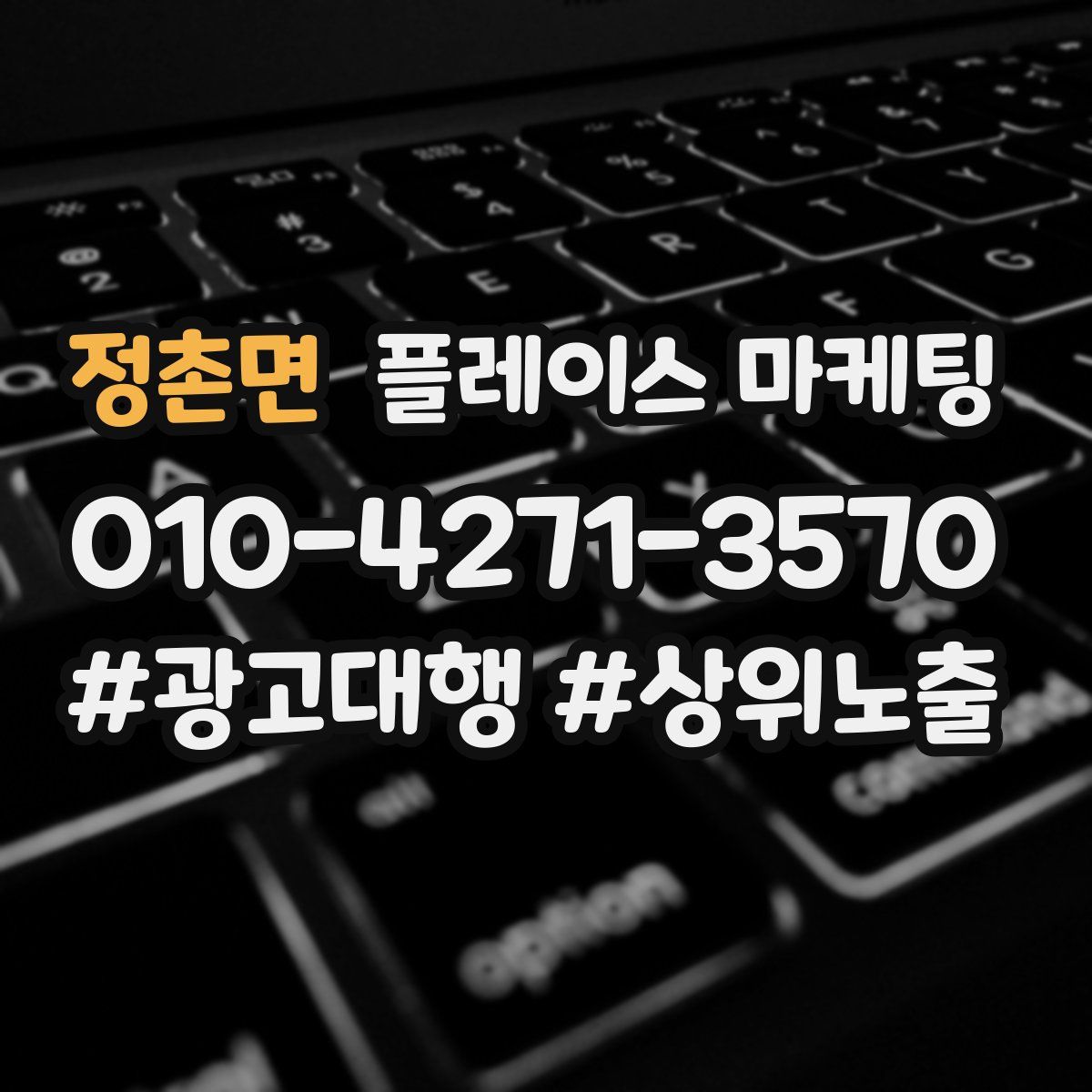 정촌면 플레이스 마케팅