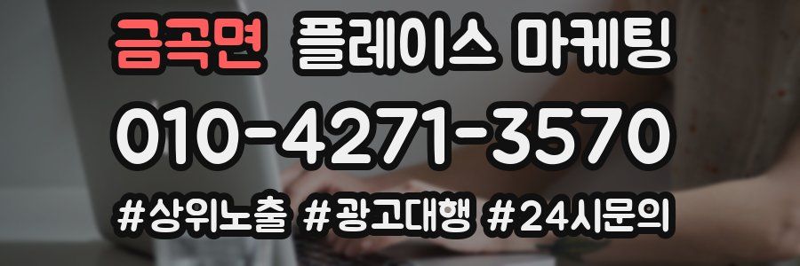 금곡면 플레이스 마케팅