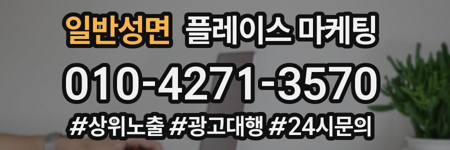 일반성면 플레이스 마케팅