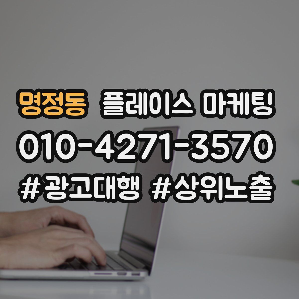 명정동 플레이스 마케팅