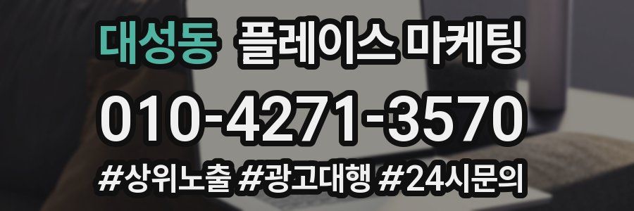 대성동 플레이스 마케팅