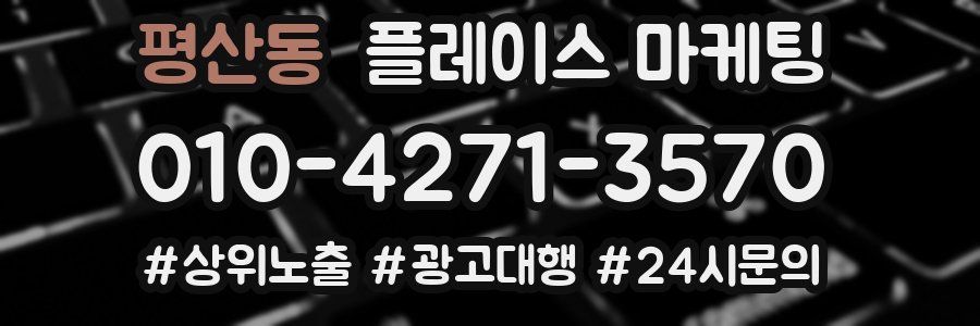 평산동 플레이스 마케팅