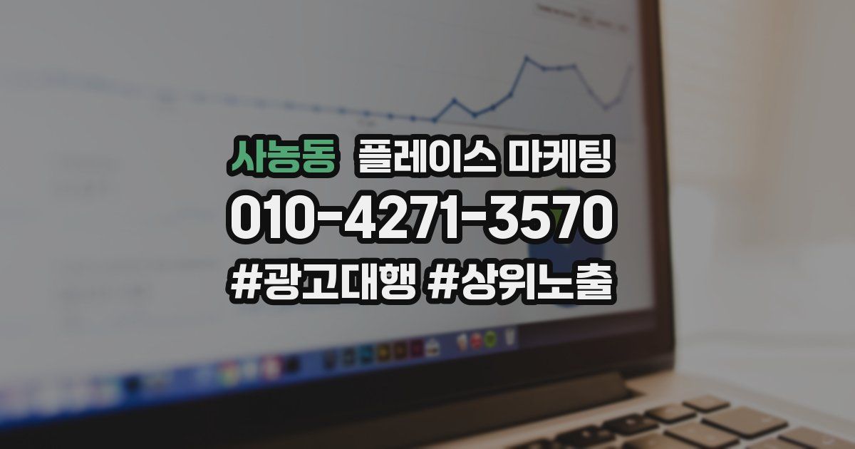 사농동 플레이스 마케팅